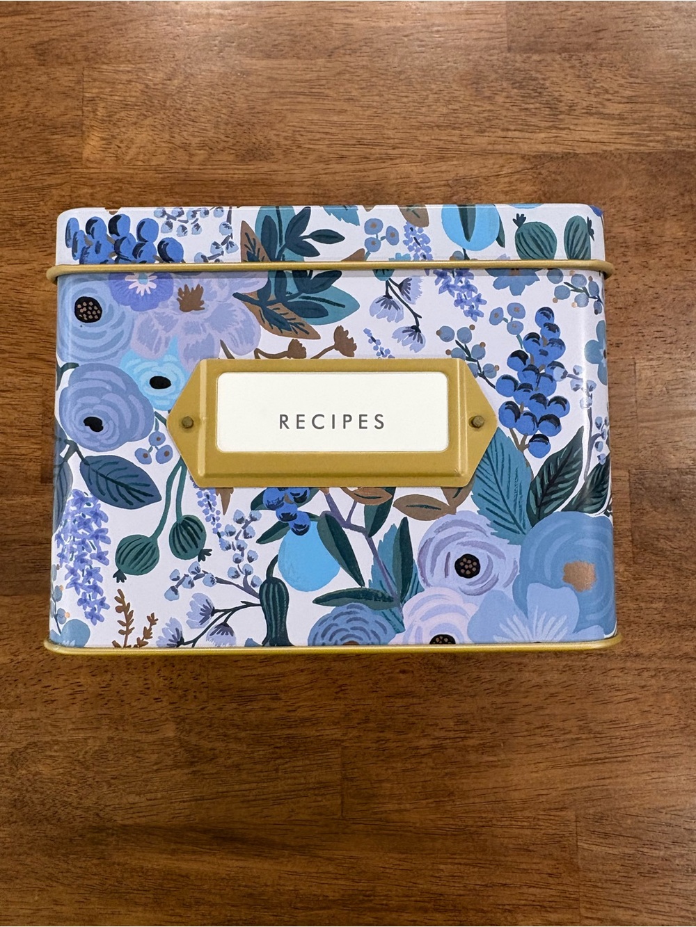 🪻💜Rifle Paper Co Recipe Box Lavender Garden Party 🩵🪴